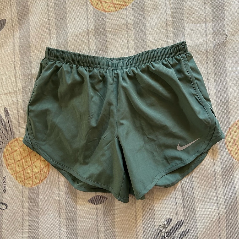 Green Nike Running Shorts